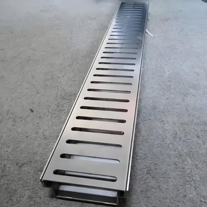 Griglia in Acciaio Inox Anticorrosione, Copertura per Canali di Drenaggio, Coperchio per Tombino, Griglia per Acque Piovane per Parchi e Vialetti Esterni - Product Image 3