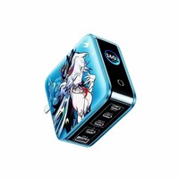 Chargeur GaN UGREEN X Honkai Star Rail Yao Guang 160W avec affichage numérique, 4 ports C et 1 port A, charge rapide PD multi-ports pour ordinateur portable et iPhone