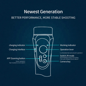 Estabilizador de Video F6 Económico, <span class=keywords><strong>Gimbal</strong></span> de 3 Ejes <span class=keywords><strong>para</strong></span> iPhone, Estabilizador de Mano <span class=keywords><strong>para</strong></span> Móvil, <span class=keywords><strong>Gimbal</strong></span> Estable de 3 Ejes - Product Image 5