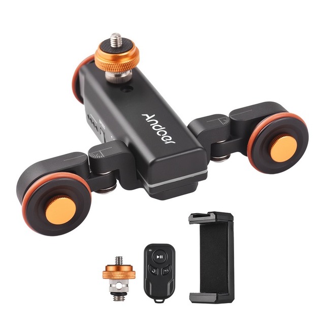 Wholesale Motorized Camera Video Dolly with Scale Indication Auto Dolly Motorized Video Slider Skater for Canon Nikon Sony Camera