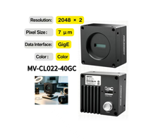 Kamera Line Scan HIK ROBOT Original Baru MV-CL022-40GC, Kamera Industri Line Scan Warna 2K GigE