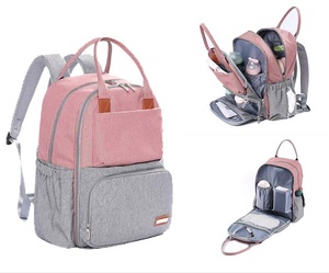Mochila Pañalera Oxford Impermeable con Cierre de Cremallera 20-36L Unisex para Cuidado del Bebé al por Mayor - Product Image 1