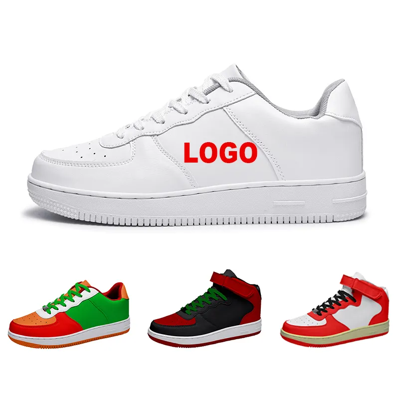 Oem Sneakers Fashion Flat Sports Sneakers White And Black Color Zapatillas Men Basketball Shoes customized