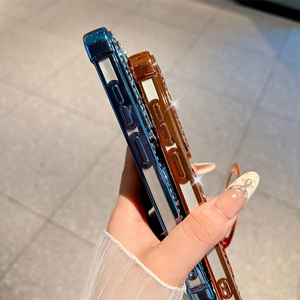 เคสใสแบบแม่เหล็กประดับคริสตัลเพชรเคลือบเงา สำหรับ Samsung S26 S24 S25 S23 S22 Ultra พร้อมฟิล์มกันรอยเลนส์ - Product Image 4