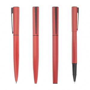 Ensemble stylo roller et crayon en métal Kasun, finition mate, avec clip fin, pour cadeau, stylo personnalisable - Product Image 4