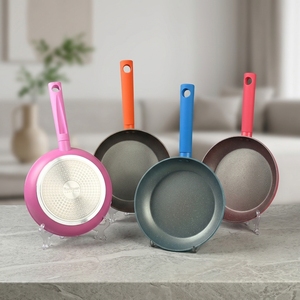 Sartén Profesional Antiadherente de Aluminio con Revestimiento Antiadherente, Mango de Silicona, Apta para Lavavajillas y <span class=keywords><strong>Horno</strong></span>, Juego de Ollas Personalizables - Product Image 1
