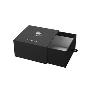 Factory Corrugated Grey Board Carton Cardboard Paper Packaging Sliding Shoe Gift <strong>Black</strong> Drawer <strong>Box</strong> - Product Image 2