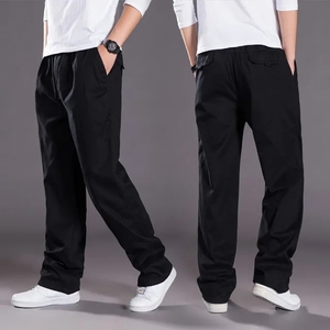 Pantaloni da Uomo Tinta Unita, Taglia Grande 6XL, Casual - Product Image 1