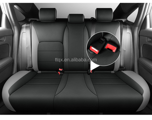 ปลอกหุ้มเบาะรถยนต์หนังสีดำสุดหรู ดีไซน์ทันสมัย สำหรับ Honda HR-V ปี 2016-2026 ระบายอากาศได้ดี อุปกรณ์ตกแต่งภายในรถยนต์ - Product Image 4