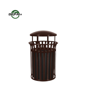 Contenedor <span class=keywords><strong>de</strong></span> <span class=keywords><strong>basura</strong></span> <span class=keywords><strong>de</strong></span> metal redondo personalizado para exteriores <span class=keywords><strong>cubo</strong></span> <span class=keywords><strong>de</strong></span> <span class=keywords><strong>basura</strong></span> <span class=keywords><strong>exterior</strong></span> jardín calle reciclaje <span class=keywords><strong>cubo</strong></span> <span class=keywords><strong>de</strong></span> <span class=keywords><strong>basura</strong></span> <span class=keywords><strong>de</strong></span> acero comercial - Product Image 2