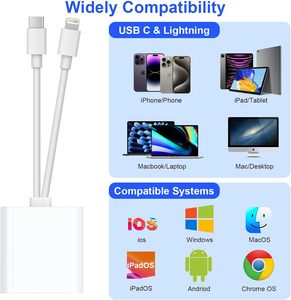 SD Card Reader for IPhone/iPad/USBC Laptop <strong>USB</strong>-C for Dual Interface SD/TF/SIM Card Plug Play Digital <strong>Adapter</strong> - Product Image 3