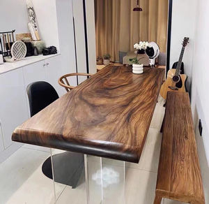 South American Walnut Board Solid <strong>Wood</strong> Large Board Whole Board Tea Table Dining Table Panel Solid <strong>Wood</strong> Office <strong>Desk</strong> - Product Image 6