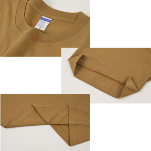 T-shirt Personalizzata a Manica Corta in Cotone <span class=keywords><strong>di</strong></span> Alta Qualità 100% per Uomo Taglie Europee e Forti 230g - Product Image 3