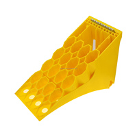 Cale de roue robuste en plastique GT-08PJ pour camion, caravane, véhicule – Bloc de freinage pour pneus, stationnement sécurisé