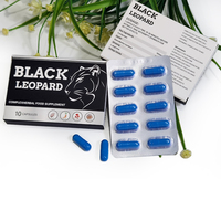 Suppléments bleus en boîte en gros échantillon gratuit de pilules de capsules à base de plantes pour hommes