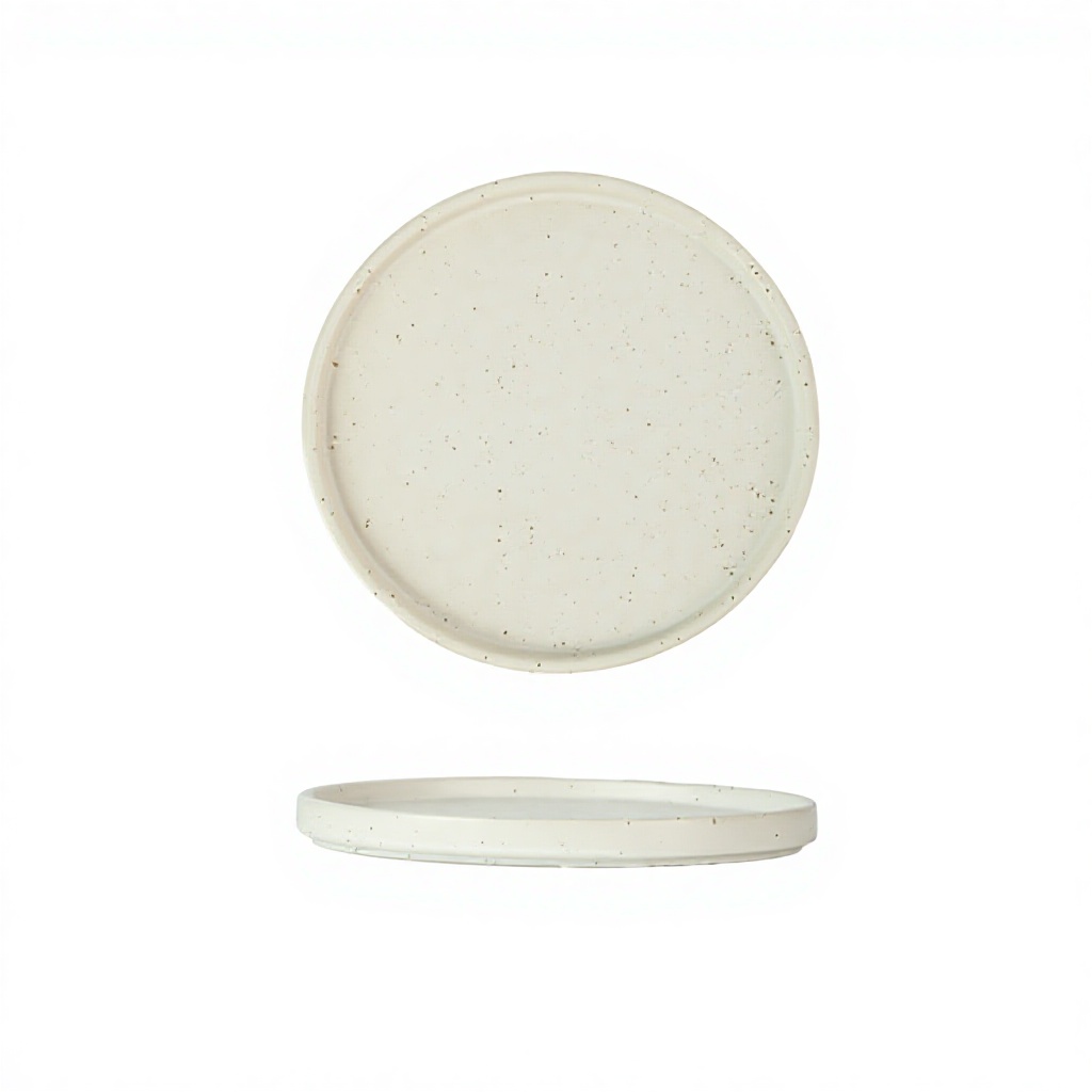 8 inch disc-low side disc-plain white