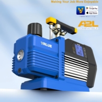 Pompe à Vide de Réfrigération Intelligente VP8DSV Biphasée 220V 3/4HP 226L/min Mobile avec Manomètre