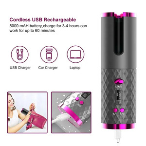 Mini fer à friser voyage friser automatique fer à friser outil de coiffure fer à friser baguette Air Spin and Curl bigoudi cheveux <span class=keywords><strong>Waver</strong></span> - Product Image 2