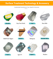Sacs refermables personnalisés imprimés, laminés mats, avec fermeture éclair, en aluminium, anti-odeur, emballages en plastique, sacs en Mylar avec logo