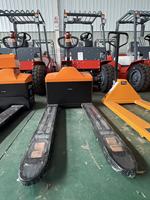 Chariot élévateur à palettes motorisé avec roues de charge en polyuréthane de 1,5 tonne (1500 kg) au design ergonomique pour le déplacement des palettes - Fournisseur chinois