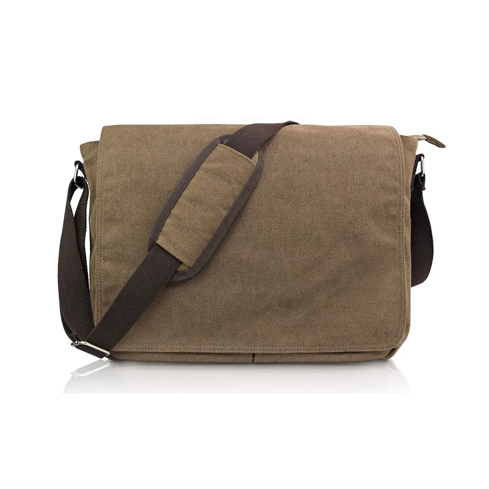 Wholesale custom trendy Business Casual men women Sling Bags canvas shoulder Crossbody messenger bag