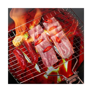 Tragbarer Edelstahl grill Fisch grill korb Zubehör Grill regal - Product Image 1