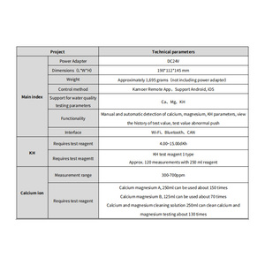 Kaaquarium Reef Master CMKmini akvaryum <span class=keywords><strong>tank</strong></span>ı için çok parametreli su kalitesi <span class=keywords><strong>test</strong></span> cihazı - Product Image 4