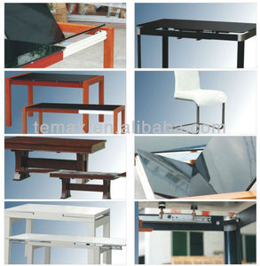 Temax Loại Mới Vô Hình Pull-out 5-Fold Monopod Đường Sắt Ghế Đường Sắt Bảng Slide Cho Đồ Nội Thất Phụ Kiện - Product Image 5