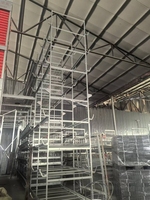 Cage à poulets de type H, assemblage modulaire, extension facile, échelle d'élevage avicole, cage à poulets de type H