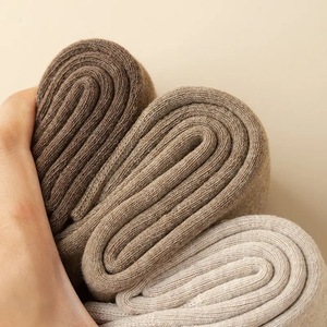 Women's Knee High Socks Solid Color Thermo Warm Winter Wear Anti Slip Sweat Absorbing Odor Resistant Friction Resistant - Product Image 3