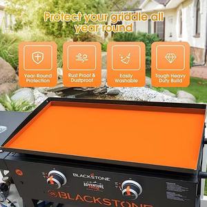 HOCUSG Silicone Grill Mat For Griddle Outdoor Camping High Temp Resistant Easy Clean Protective Cover - Product Image 1