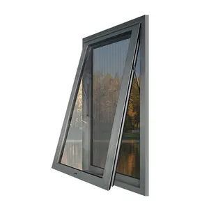 窓とドア二重ガラスアルミニウムフランス窓デザイン