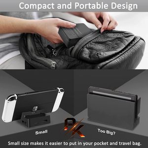 Station d'accueil TV portable cadeau de Noël pour Nintendo <span class=keywords><strong>Switch</strong></span> / <span class=keywords><strong>Switch</strong></span> <span class=keywords><strong>OLED</strong></span> <span class=keywords><strong>4K</strong></span> HDMI - Product Image 6
