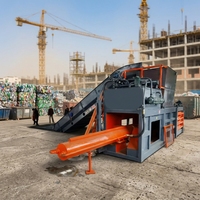 Presse à balles pour déchets de carton et de papier, robuste, avec système hydraulique stable pour le recyclage des matériaux usagés