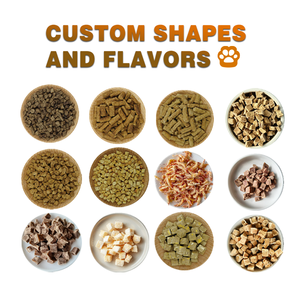 Friandises pour animaux de compagnie biologiques personnalisées en Chine, friandises naturelles riches en protéines, ODM OEM, saumon, thon, seiche, poulet, peau de chien lyophilisée - Product Image 3
