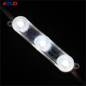 โมดูลไฟ LED 12V ประสิทธิภาพสูง 3 โมดูล 2835 กันน้ำ แบบยืดหยุ่น สีขาว สำหรับป้ายดิจิตอลภายนอกอาคาร IP67 โมดูลไฟ LED แสงพื้นหลังสีขาว - Product Image 2