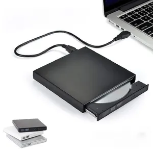 ناسخ محرك أقراص CD خارجية DVD RW Rom Writer USB محرك أقراص بصرية نحيف محمول متوافق مع الكمبيوتر المحمول سطح المكتب iMac