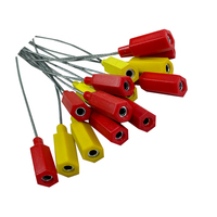Scellés de sécurité haute sécurité DX210C Dingxin en ABS + câble en acier avec longueur de fil de 20-40 cm pour le transport maritime et la logistique