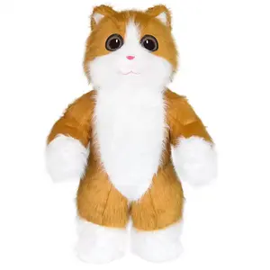 efun 2m 2.6m Adult Halloween Cosplay Costumes Blow Up Cuty Role Play Cat Inflatable Mascot Costume Customized Inflatable Animal