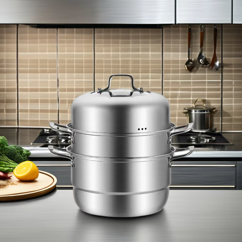 Multifunction Stainless Steel Steamer Soup Pot