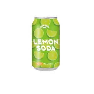 Cheerday Lemon Soda Fills 330ML Soft Drink Carbonated Beverages OEM