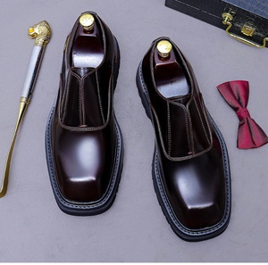 Chaussures en cuir de qualité professionnelle, confortables, antidérapantes, respirantes, style décontracté pour hommes. - Product Image 3