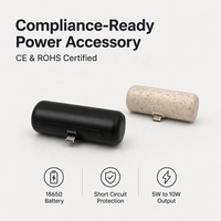 Batterie externe ultra-mince portable jetable à usage unique pour la restauration et les restaurants – Chargeur de téléphone d'urgence en gros