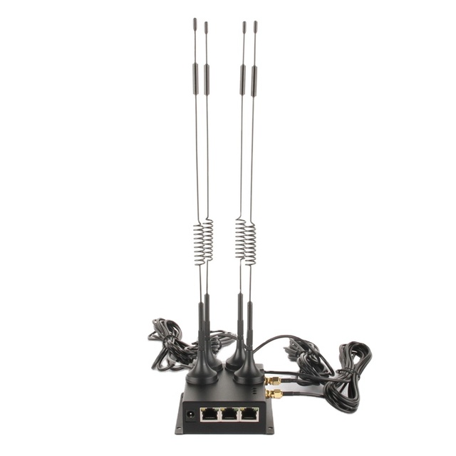 Industrial 300Mbps QCA9531 4G router WIFI router Dual SIM Card 4G router Suction cup antenna