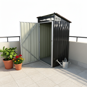 Caseta <span class=keywords><strong>de</strong></span> Jardín <span class=keywords><strong>de</strong></span> Acero <span class=keywords><strong>para</strong></span> Exteriores, Impermeable, Anticorrosiva, Ecológica, Personalizable, Almacenamiento <span class=keywords><strong>para</strong></span> <span class=keywords><strong>Herramientas</strong></span> y Muebles <span class=keywords><strong>de</strong></span> Jardín - Product Image 3