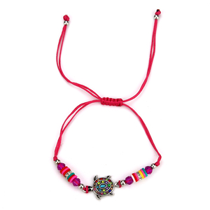 Bohemian Cổ Điển Dệt Pha Lê Bangles Rùa Hoa Bướm Polymer Đất Sét Chuỗi Có Thể Điều Chỉnh Vòng Đeo Tay Cho Phụ Nữ Người Đàn Ông - Product Image 4