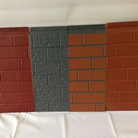 Prix promotionnels d'usine, panneaux sandwich décoratifs en métal avec isolation en mousse PU de 16 mm, revêtement en aluminium zinc gaufré, bardage métallique