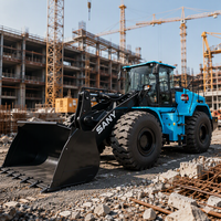 Backhoe Excavator Loader SW960E Electric Front End Loader 6.2T Kapasitas Muatan 4.0m Kapasitas Bucket 350kWh Baterai Tugas Berat