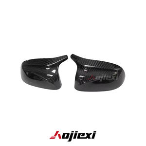 أغطية مرايا جانبية من ألياف الكربون الحقيقية طراز <span class=keywords><strong>M</strong></span> لسيارات BMW F95 X5M وF96 X6M وF97 X3M وF98 X4M قبل تحديث LCI 2019-2022 - Product Image 2