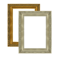 Peinture à l'huile classique personnalisée Vintage bois artisanat or Antique cadres photo moulage pour hôtel galerie exposition d'art décoration murale